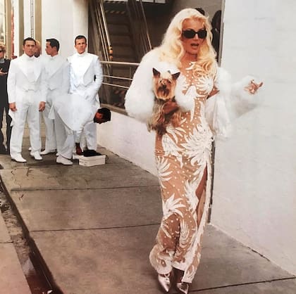 Susana Giménez junto a Jamín, su mascota que muchos recuerdan con cariño