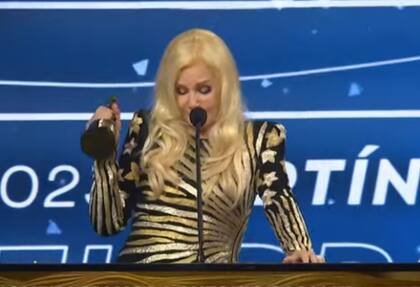 Susana Giménez rompió en llanto en el homenaje a Antonio Gasalla (Foto: Captura Telefe)