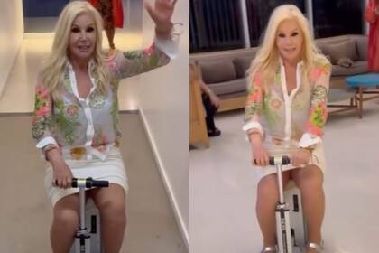 Susana Giménez se mostró feliz por el regalo que le hicieron