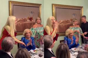 Susana Giménez sorprendió a Mirtha Legrand en su cumpleaños (Foto: Captura de video / Instagram @mirtha_legrand68)