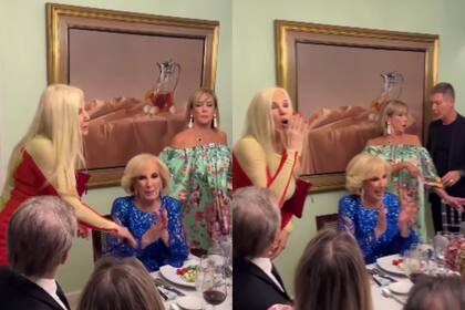 Susana Giménez sorprendió a Mirtha Legrand en su cumpleaños