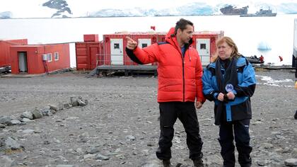 Es la primera visita de un canciller argentino al territorio nacional antártico