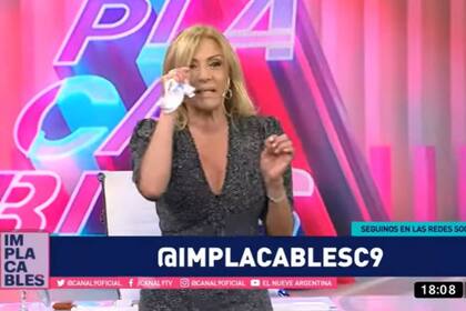 Susana Roccasalvo contó que se maquilló para ir al programa sin soltar la prenda que es su cábala