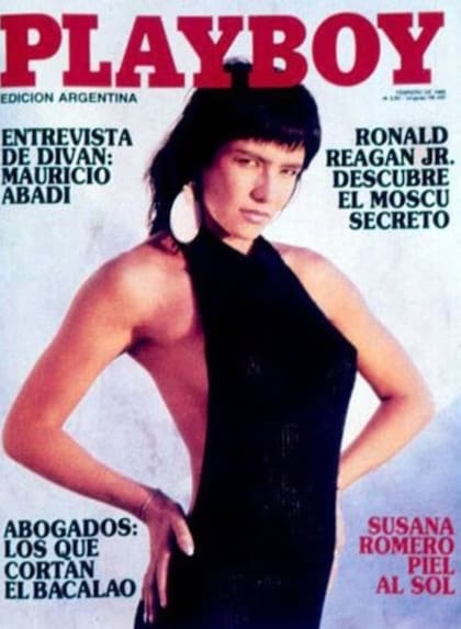 Susana Romero viajó a Punta del Este para hacer la producción de la revista Playboy