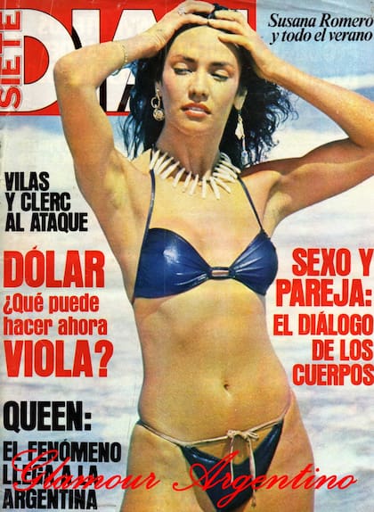 "Susana Romero y todo el verano": las revistas se peleaban por tener a la morocha en tapa