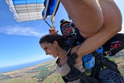 Susini compartió en Instagram un video de su experiencia en el aire (Foto: Instagram @mariasusini)