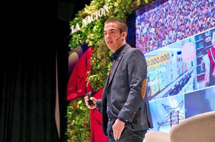 Federico Gómez Guisoli en el evento de Sustentabilidad organizado por LA NACION