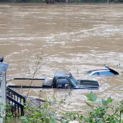 Swannanoa, un pequeño pueblo al este de Asheville, fue uno de los lugares más afectados por el paso del Huracán Helene en Carolina del Norte
