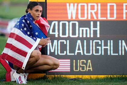 Sydney McLaughlin hizo el primer récord mundial de los tres que tuvo la edición de Oregon