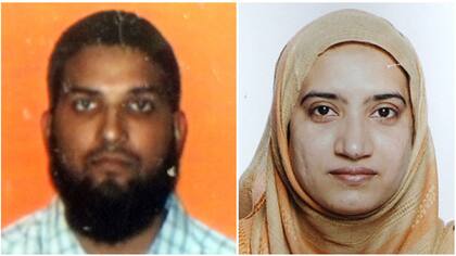 Syed Farook y su mujer, Tashfeen Malik, los presuntos autores de la masacre