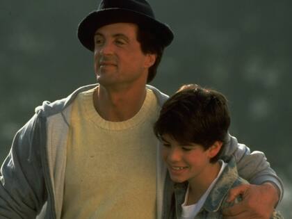 Sylvester Stallone actuó junto a su hijo en Rocky V