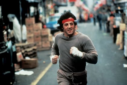 Sylvester Stallone en la piel de Rocky Balboa, su personaje más popular