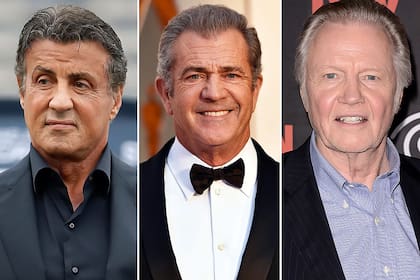 Sylvester Stallone, Mel Gibson y Jon Voight