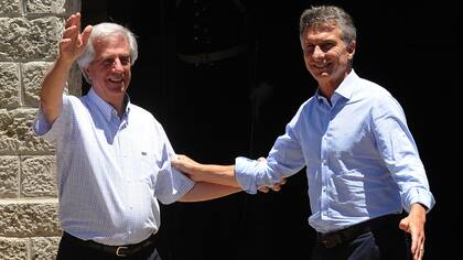Tabaré recibió a Macri en la estancia de Anchorena, en Colonia