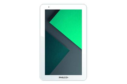 Tablet para jugar y asistir a clases virtuales. La Philco TP7A4N permite realizar múltiples funciones sin que disminuya su rendimiento. Posee, además, cámaras frontal y trasera, 8 GB de almacenamiento y su memoria RAM es de 1 GB. ($6499)