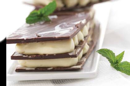 Tableta de chocolate con crema mascarpone