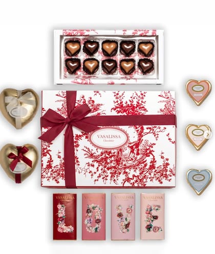 Tabletas, bombones y figuras románticas: la propuesta de Vasalissa para este 14 de febrero