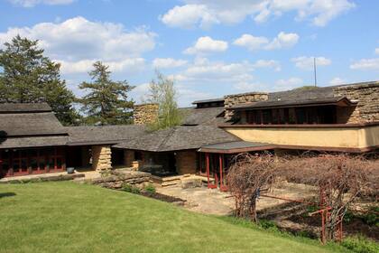 Taliesin fue construida con el modelo de arquitectura orgánica