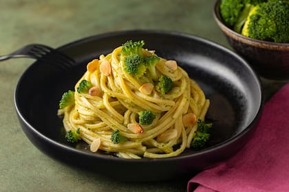 Tallarines con brócoli