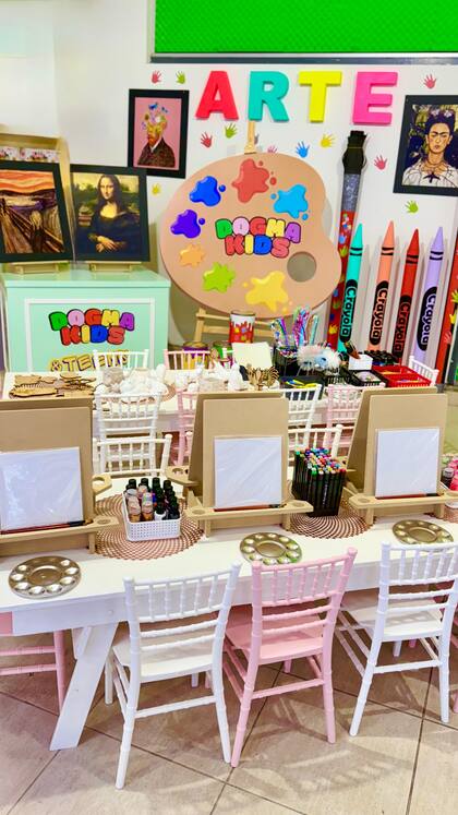 Taller de arte y otros juegos temáticos en Dogma Kids