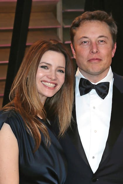Talulah junto a su ex, Elon Musk