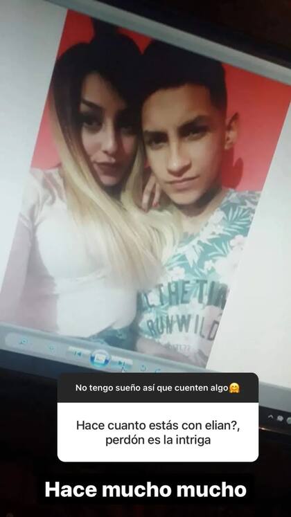 Tamara Báez compartió una foto retro con L-Gante, cuando aún no tenía tatuajes en el rostro