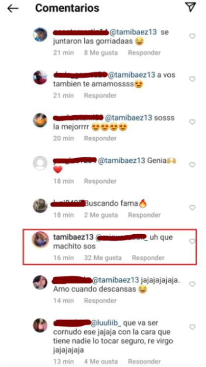 Tamara Báez, la novia de L-Gante, respondió a las agresiones