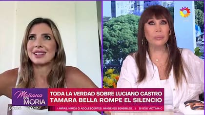 Tamara Bella desmintió un romance con Luciano Castro en diálogo con Moria Casán y afirmó que no estaría con un hombre en pareja