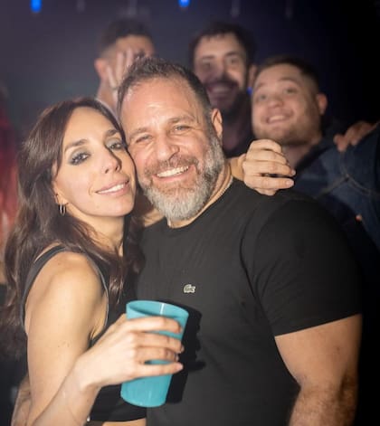 Tamara con su novio José Glinski