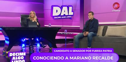 Tamara Pettinato entrevistó a Mariano Recalde en Decime algo lindo