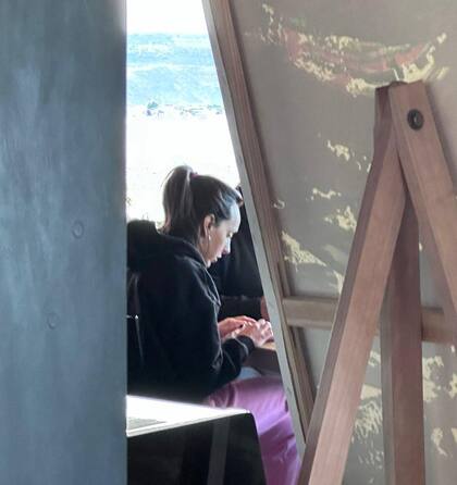 Tamara Pettinato fue captada por las cámaras en Comodoro Rivadavia, Chubut