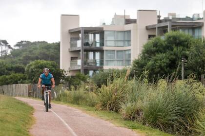 También aumentó la cantidad de ciclistas en las playas esteñas