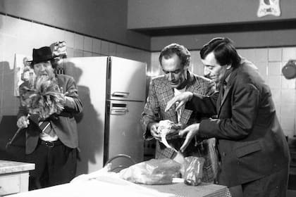 También compartió pantalla junto a Minguito (Juan Carlos Altavista) y Mingo (Calabró)