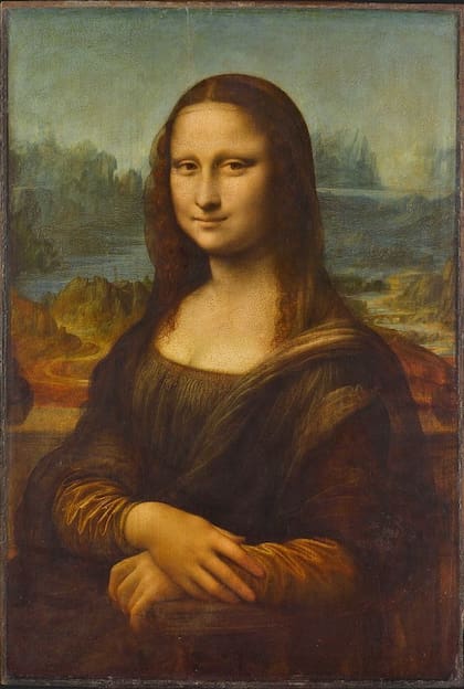 También conocida como La Gioconda, afirman que se puede observar una mancha en el párpado izquierdo y otra en su mano derecha