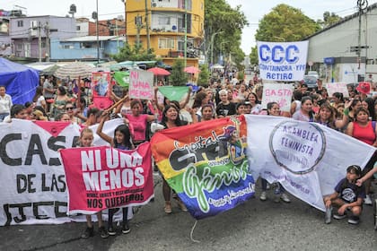 También hubo actos en la villa 31