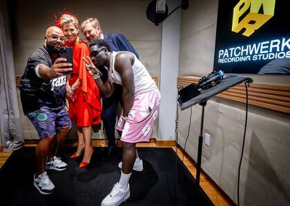 También hubo selfie con los artistas (Foto: Instagram @patrickvkatwijk)