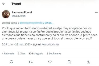 También hubo tuiteros que comprendieron la actitud de los vecinos alemanes de Guido