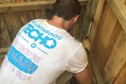 También viajó a Nicaragua,
en 2020, con la
organización TECHO