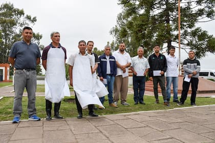 Los internos de la cárcel que trabajarán en la quesería y el tambo