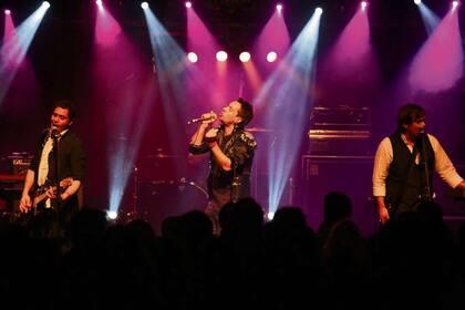 Tan Biónica en el festival, antes del despegue