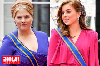 Las princesas Amalia y Alexia brillaron en el Día del Príncipe: los looks y los “préstamos” de su madre
