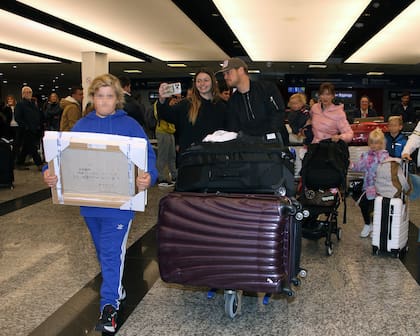 Tanto Luisana Lopilato como Michael Bublé se mostraron muy amables con todos los fans que se acercaron a ellos a sacarles fotos