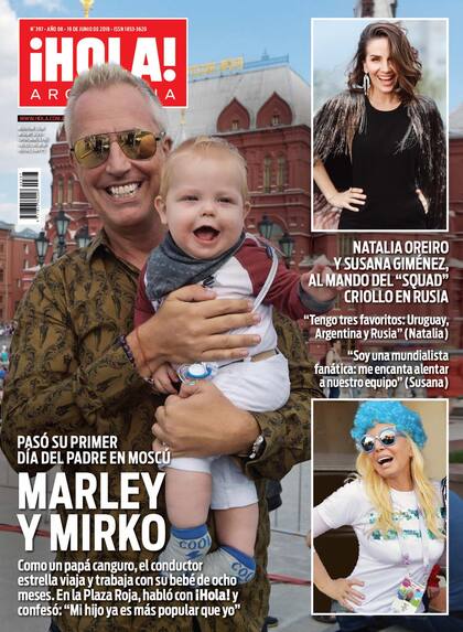 Tapa de la edición 397 de revista ¡Hola!, con toda la alegría de Marley y su bebé.