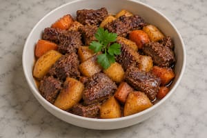 Tapa de asado al vino tinto