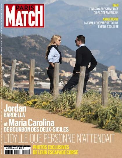 Tapa de la revista Paris Match