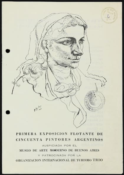 Tapa del catálogo de la primera exposición, en 1956, disponible online