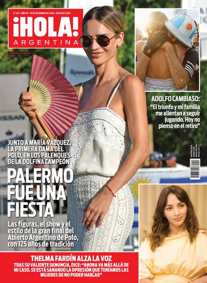 La tapa de la revista ¡Hola! Argentina de esta semana