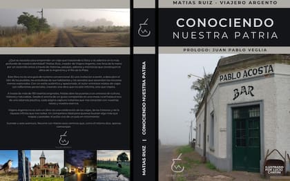 Tapa y contratapa de Conociendo Nuestra Patria.