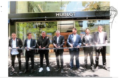 Tapia corta la cinta en Hublot