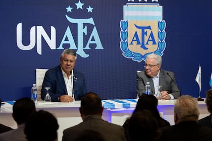 Tapia el día en que encabezó el acto de presentación de la Unafa
